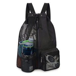 Personalizado de alta calidad logotipo impreso impermeable reutilizable mochila estilo poliéster personalizado bolsas con cordón - Product Image 2