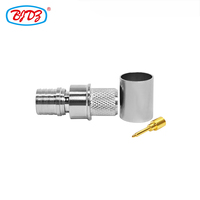 Connecteurs coaxiaux RF QMA mâles à sertir pour câbles RG8, LMR-400, H1000, 7DFB, 8DFB, UAV – Vente en gros fabricant – En stock