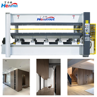 Presse à chaud automatique pour le travail du bois, pour placage de bois, panneaux de porte en bois, panneaux de meubles, laminage de panneaux PVC de qualité