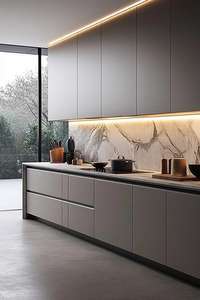 Gabinete de Cocina de Lujo Balom, Impermeable y Resistente a los Arañazos, para Cocina Moderna - Product Image 2