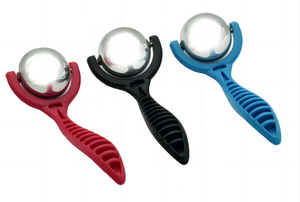 Rodillo de Hielo de Acero Inoxidable para Masaje Facial con Compresa Fría de 7.28 Pulgadas, Color y Logotipo Personalizables, Modelo HMB-3C - Product Image 3