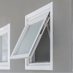 Cửa sổ mái hiên chống mưa cách nhiệt Kính cường lực hai lớp cửa sổ nhôm tiêu chuẩn Úc - Product Image 2