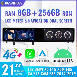 Navihua Nouvelle Version Améliorée Autoradio Écran Tactile Multimédia Lecteur DVD pour BMW X5 X6 F15 F16 2014-2017 Système NBT - Product Image 2