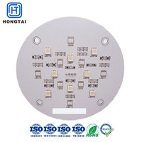 Panneau de circuit imprimé en aluminium pour LED, substrat rond pour luminaires LED, plafonniers, fabrication de circuits imprimés sur mesure