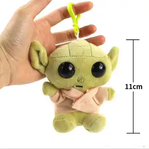 Bébé Yoda peluche porte-clés peluche jouet pour cadeaux personnage de jeu personnalisé