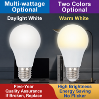 Ampoule LED A60 Super Lumineuse, Culot E27, Protection des Yeux, Étanche, Lumière Blanche, Lampe d'Éclairage Intérieur pour Couloir Domestique