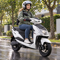 Moto électrique économique pour adultes, rapide, CKD, 1500W avec frein à disque, cyclomoteur, livraison de scooter électrique