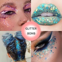 Gel scintillant longue tenue pour le corps et le visage, fard à paupières liquide irisé, crème à paillettes pour maquillage de fête et cosmétiques – Vente en gros