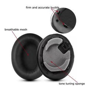 Pour <span class=keywords><strong>Sony</strong></span> <span class=keywords><strong>WH</strong></span>-1000XM4 coussins d'oreille couverture en cuir protéiné intérieur en mousse à mémoire oreillette réduction du bruit casque oreillettes - Product Image 3