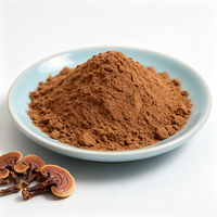 Extrait de champignon Reishi de haute pureté en poudre, extrait de Ganoderma Lucidum, 20% de bêta-glucanes, triterpènes pour soutenir l'immunité
