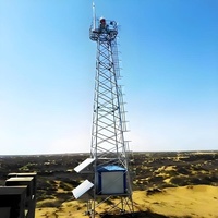 Torre de Monitoreo de Acero Autoportante Confiable para Granjas Agrícolas a Gran Escala y Monitoreo de Seguridad Rural