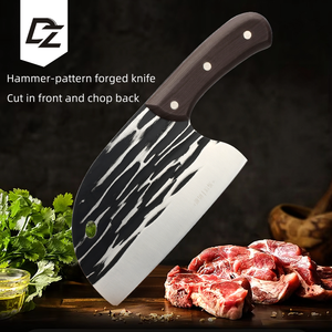 Cuchillo de carnicero de alta calidad, de acero forjado, para cortar huesos y carne, de 6 pulgadas, con mango de imitación de madera PP, fácil de limpiar, para bricolaje. - Product Image 2
