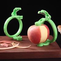 Grensoverschrijdend nieuw roestvrijstalen handmatig fruit schilmesje met PP kunststof handvat, duurzaam multifunctioneel keukenhulpmiddel voor thuis