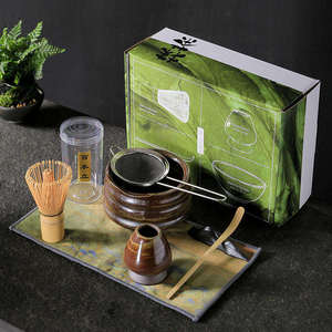 Juego de Matcha de Cerámica de Alta Calidad de 7 Piezas, Colorido, con Logotipo Personalizado, Cien Estilos, Tazón de Matcha Vertical, Juego de Herramientas para Té Matcha - Product Image 4