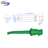 Pince de test multimètre JZDZ, sonde de test électrique colorée, pour tester les composants électroniques, mini-pinces J.30007