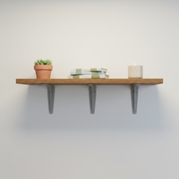 Étagère murale simple face légère en fer de 1,0/1,2 mm / Support de climatiseur moderne pour la maison, la cuisine et la salle de bain