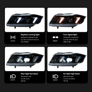 Faros delanteros LED estilo Fang para <span class=keywords><strong>BMW</strong></span> Serie 3 E90 2005-2012, conjunto de faros con luz diurna DRL, señal de giro secuencial y lente proyector. - Product Image 4