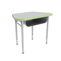 Muebles Escolares, Escritorio para Estudiantes con Superficie Trapezoidal, Muebles para Escuela Primaria, Mesa de Madera, Escritorio Infantil