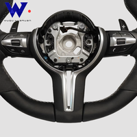 Volant en cuir de cerf pour BMW M3 M4 M5 M6 F30 F10 F15 F36 F01 F20 F22 F25 F31 F32 E70 E71 E90 E91 E92 X1 X2 X3 X4 X5 X6