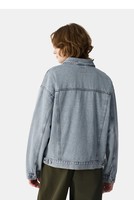 Veste en jean classique pour homme, col à revers, prix d'usine, fabricant OEM ODM, logo personnalisé, vêtement d'extérieur délavé, vente en gros
