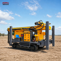 Machine de forage hydraulique rotative sur chenilles de 300 m pour la construction de puits