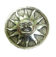 Brûleur d'encens rond en aluminium blanc HANDEI et porte-cône avec récupérateur de cendres pour aromathérapie et support Agarbatti