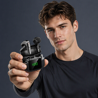 Casque sans fil Pro90 Max True Wireless pour V6.0 avec étanchéité IPX4, appels binauraux, commandes tactiles, mode jeu, batterie <200mAh