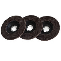 Disque à lamelles abrasif en oxyde d'aluminium calciné 115 mm, grain 36-120, meule diamantée pour l'acier