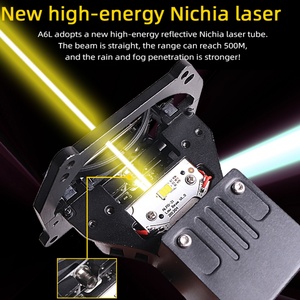 Factory Discount 3 Inch A6L Car Bi LED Laser Projector Lens Headlights 54w 74w 6000K Super Bright Auto Headlight for Car Motor - Product Image 3