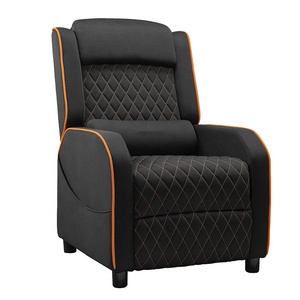 Vente en gros, canapé <span class=keywords><strong>inclinable</strong></span> ergonomique en <span class=keywords><strong>cuir</strong></span> de qualité supérieure en tissu gris Ranger, <span class=keywords><strong>fauteuil</strong></span> avec soutien lombaire, canapé de jeu avec repose-pieds - Product Image 3