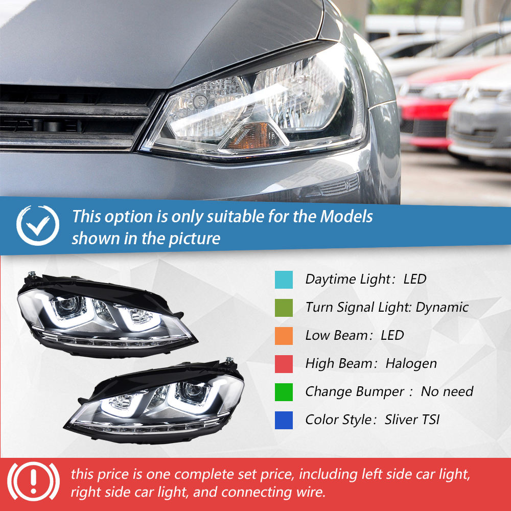 Sliver line Double U style/One