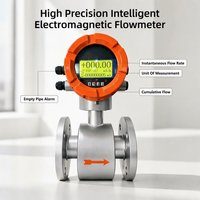 Flowmeter Elektromagnetik Cerdas, Tipe Pipa Terintegrasi, Anti-korosi, Sensor Transmisi Jarak Jauh