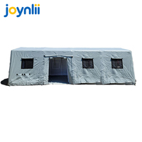 Tente médicale gonflable en gros, tente d'urgence portable à structure pneumatique, étanche et à gonflage automatique