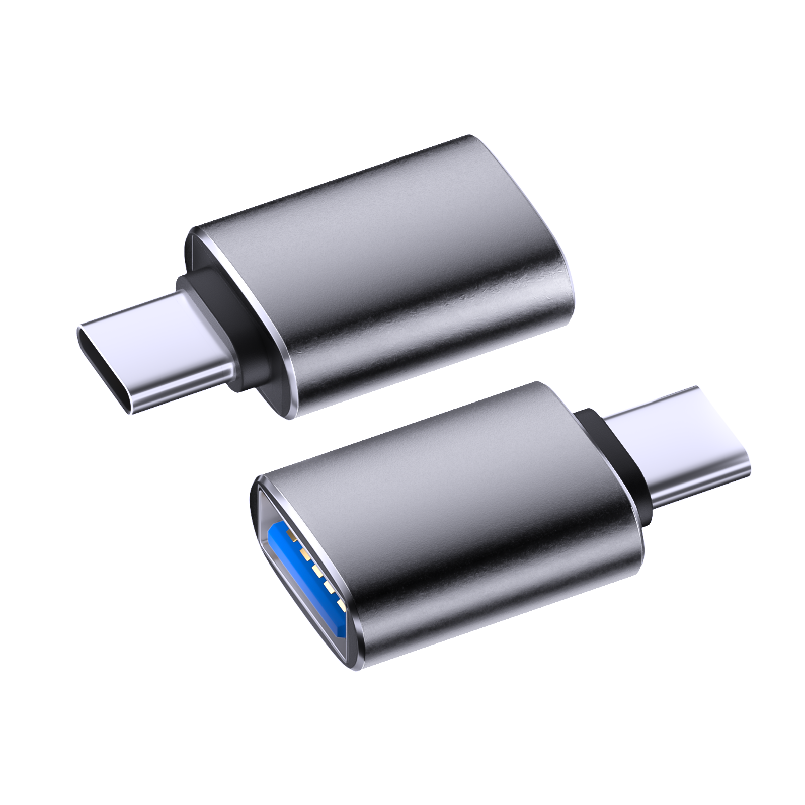 USB vers Type-C (Gris)