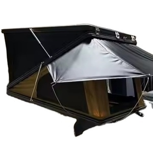 2025 nouveau automatique 210*130*150cm tentes de toit de voiture en forme de Z coque dure grande fenêtre grande tente de toit en aluminium Double <span class=keywords><strong>XXL</strong></span> - Product Image 5