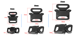 Tùy Chỉnh Cổ Điển Nhanh Chóng Side Phát Hành Khóa Cho Ba Lô Túi Vải Có Thể Điều Chỉnh Khóa Túi Vai Khóa - Product Image 2