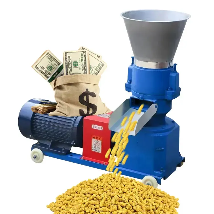 Poultry livestock feed Pelletizer Household Small cattle Chicken Pig Poultry Animal feed pellet machine