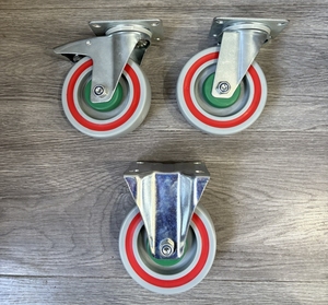 125mm Schwenk platte Castor Composite Sandwich Wheel Fixed und Swivel <span class=keywords><strong>Caster</strong></span> Wheel <span class=keywords><strong>Caster</strong></span> für Carts & Trolley in der Lebensmittel industrie - Product Image 5