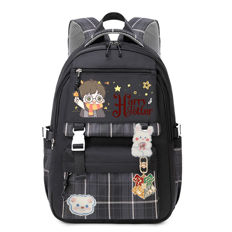 Jk black scarf harry potter-includes 1 pendant  2 badges