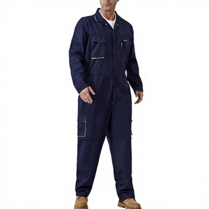 Unisex Work Coverall Long Sleeves <b>Overalls</b> Mechanics Coveralls Workwear Jumpsuit with Multi Pockets Factory Direct Wholesale - Product Image 4