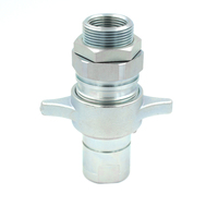Raccord hydraulique à filetage rapide de type vis BSP de 1 pouce, à filetage rapide, en acier au carbone forgé haute pression