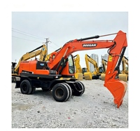 Excavatrice sur chenilles Develon DX150W-9C de 13,5 tonnes avec moteur, boîte de vitesses, PLC et pompe - Haute puissance de creusement, expédition rapide à l'étranger