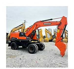 Develon DX150W-9C 13.5 ton wheel excavator fast moving wheel digger - Product Image 3
