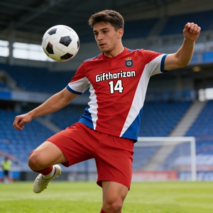 Ensemble de maillots de football personnalisés 100% polyester, séchage rapide, respirant, col rond, vente en gros pour adultes F00 - Product Image 5