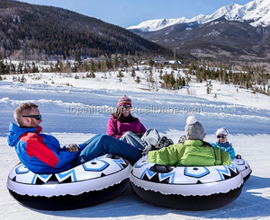 Neumático de nieve de pingüino inflable con asas, tablero de esquí de trineo, vinilo de alta resistencia, <span class=keywords><strong>tubo</strong></span> de nieve inflable - Product Image 4