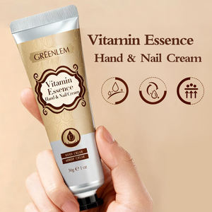 Crème pour les mains et les ongles à la vitamine E - Formule fortifiante, répare les cuticules et nourrit les mains sèches, solution 2-en-1 - Product Image 1