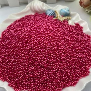 500G 2MM Perles en mousse lâche Mini perles en mousse Accessoires pour boîte cadeau de Noël Nouvel An Perles artificielles scintillantes - Product Image 4