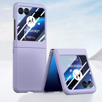 Sarung ponsel lipat PC matte pelindung kaca penutup penuh Premium untuk Moto Razr 40 Ultra