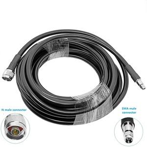 Câble Pigtail à faible perte 1M 3M 5M LMR400PVC SMA Mâle vers N Mâle LMR-400UF Ultra Flex pour Antenne CB Radioamateur RFID GPS - Product Image 1