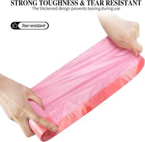 Bolsas de Basura de PE con Cordón, Desechables y Reciclables, Tamaño y Capacidad Personalizables para Cocina, Baño, Dormitorio, Hogar y Oficina - Product Image 2